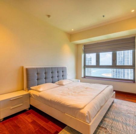 Bedroom - Fully furnished 3 bedroom apartment in Cinnamon Life Residence FOR RENT in Colombo 2