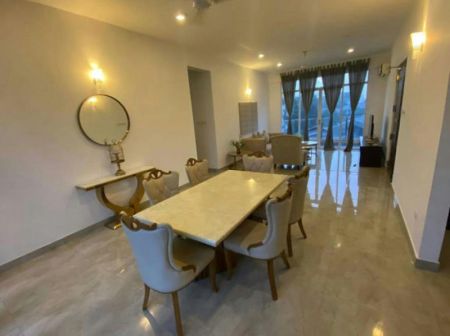 Dining room -  Legends Tower - 03 Bedroom Furnished Apartment for Rent in Colombo 07 (A3402)