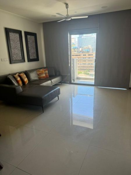 Living Room - Astoria  2BR Furnished Apartment For Sale in Colombo 3 - EA675