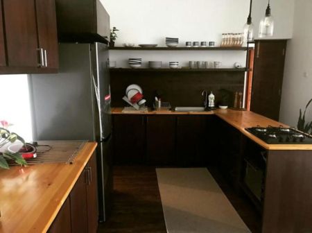 Kitchen -  Global Lakeside  - 03 Bedroom Furnished Apartment for Rent in Rajagiriya (A5962)