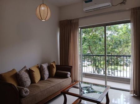 Living Room - Fully Furnished Apartment for Long Term Rent – Elixia 3C’s Resort Apartments, Malabe (LKR 150,000 Per Month)