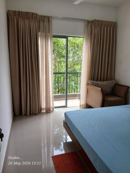 Bedroom - Fully Furnished Apartment for Long Term Rent – Elixia 3C’s Resort Apartments, Malabe (LKR 150,000 Per Month)