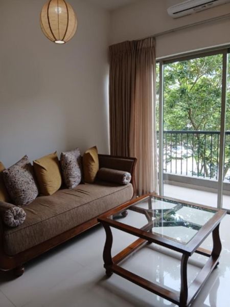 Living Room - Fully Furnished Apartment for Long Term Rent – Elixia 3C’s Resort Apartments, Malabe (LKR 150,000 Per Month)