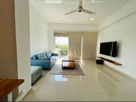 Living Room - The Kingdom - 03 Bedroom Semi Furnished Apartment for Rent in Kotte (A6142)-RENTED