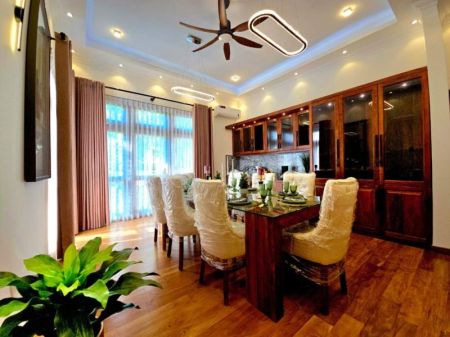 Dining room - Newly Build Super Luxury Fully Furnished 3 Story House For Sale In Pelawatta. 