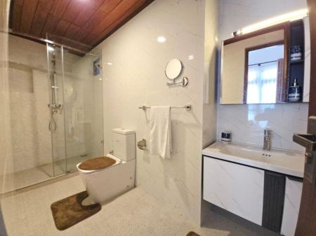 Bathroom - Newly Build Super Luxury Fully Furnished 3 Story House For Sale In Pelawatta. 