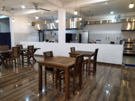 Dining room - Full furnished Tourist Hotel for Long Term Rent at Hikkaduwa