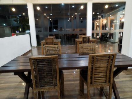Dining room - Full furnished Tourist Hotel for Long Term Rent at Hikkaduwa