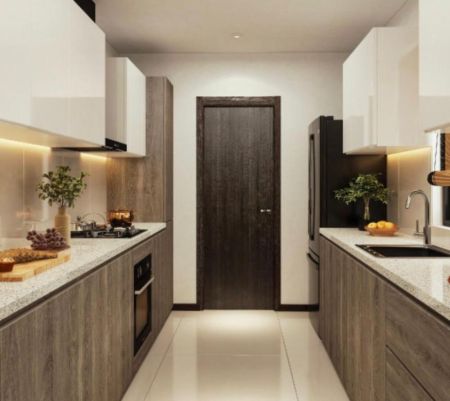 Kitchen - Luxury 2 Bedroom Apartment for Rent – Marina Square, Colombo 15 | LKR 300,000 / Month (EM056VE)