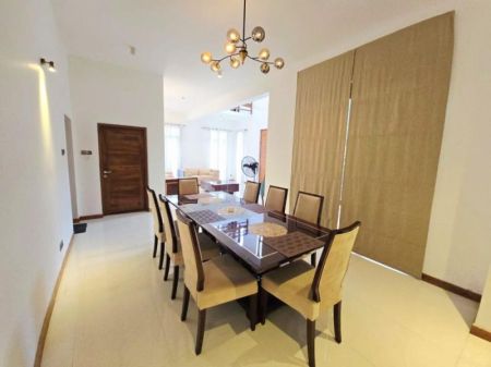 Dining room - Almost Brand New Luxury Three Story House For Sale In Thalawathugoda, Weeramawatha 