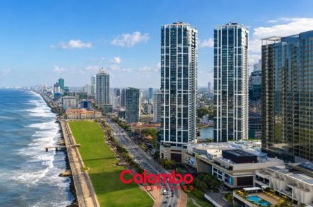 Exterior - ONE GALLE FACE – 4 Room East Tower Unfurnished B-Type Luxury Apartment for RENT -  Shangri-la, Col. 2 (AR-220)