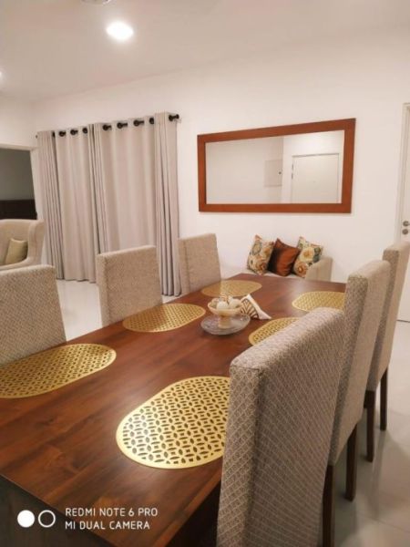 Dining room - (SAR1173) Furnished Modern Apartment for Rent in Fairway Urban Homes Koswatta