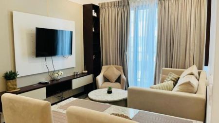 Living Room - Luxury 2 Bedroom Apartment for rent in Trizen - Colombo 2