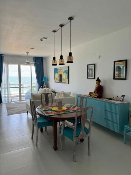 Dining room - (KAR861) Luxury Beachfront Apartment for Rent in Uswetakeiyawa