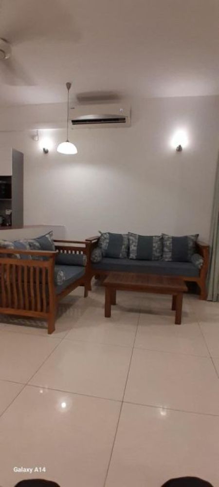 Living Room - 2 Bedroom Apartment for Rent - Uswetikeiyawa, Wattala | LKR 300,000 Per Month (EM674)