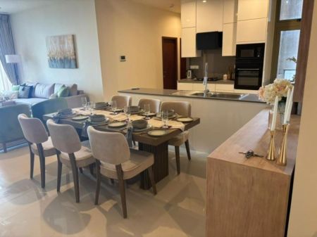 Dining room - The Grand/Furnished/3 Bedroom/Apartment for rent in Colombo 7