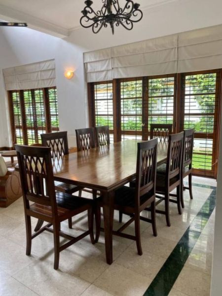 Dining room - Spacious - Furnished House for Rent in Jayanthipura, Battaramulla (LKR 650,000 Per Month)