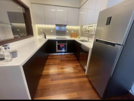 Kitchen - CINNAMON LIFE : 2BR (1238sqft) LUXURY APARTMENT FOR RENT IN COLOMBO 02