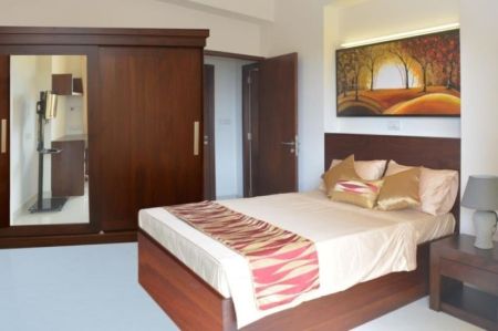 Bedroom - Iconic 110 - 03 Bedroom Furnished Apartment for Rent in Rajagiriya (A727)