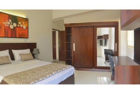 Bedroom - Iconic 110 - 03 Bedroom Furnished Apartment for Rent in Rajagiriya (A727)
