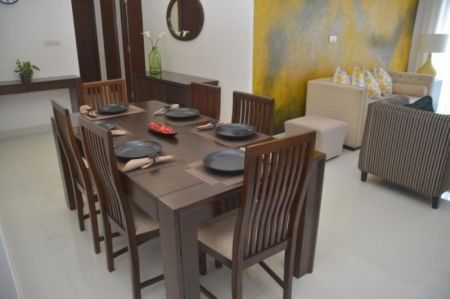 Dining room - Iconic 110 - 03 Bedroom Furnished Apartment for Rent in Rajagiriya (A727)-RENTED