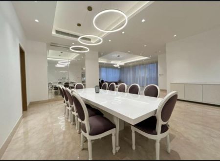 Dining room - 4 Bedroom Private Floor Penthouse Château – Ultra-Luxury Sky Villa | Rosemead Place, Colombo 7 for SALE.