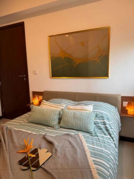 Bedroom -  Tri-Zen - 01 Bedroom Furnished Apartment for Rent in Colombo 02 (A4762)-RENTED
