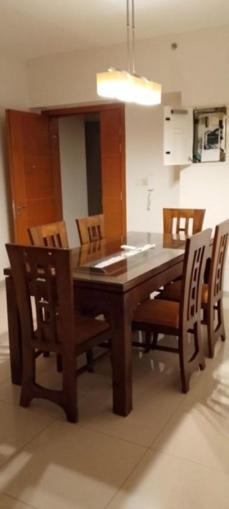 Dining room - Havelock city 2 bedrooms furnished apartment at Colombo 5 rent 
