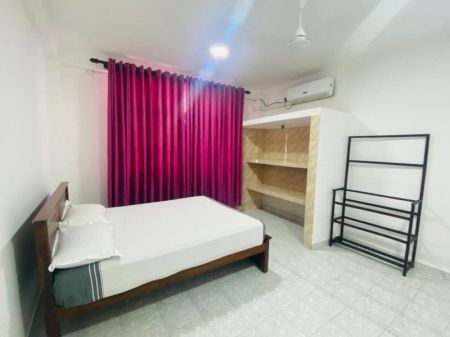 Bedroom - Fully Furnished Apartment Long-Term Rental in Colombo 06.