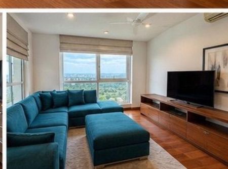 Living Room - Luxury Fully Furnished Apartment for Rent at Elements, Rajagiriya