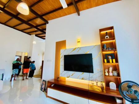 Living Room - Fully Furnished-Luxury 2-Storey Modern Home Malabe  