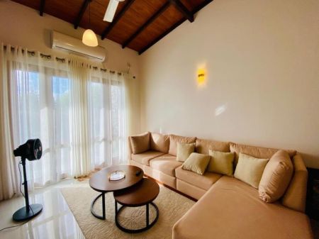 Living Room - Fully Furnished-Luxury 2-Storey Modern Home Malabe  
