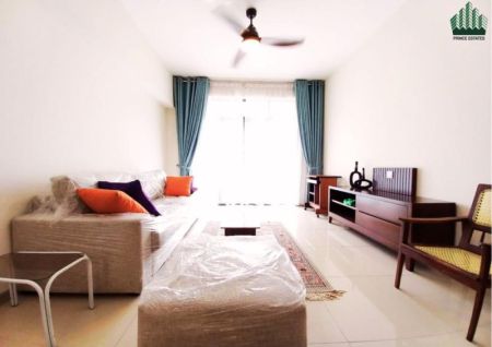 Living Room - Fully Furnished 1BR at Havelock City – The Perfect Home for Urban Professionals