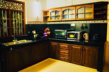 Kitchen - (RH406) Furnished Villa with Swimming Pool for Sale in Beruwala