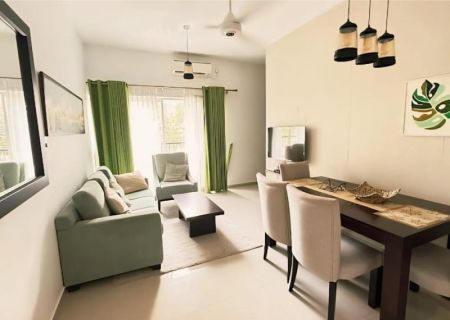 Living Room - 2-Bedroom Fully Furnished Apartment – Ariyana Resort, Athurugiriya