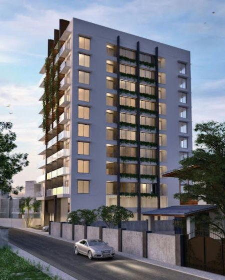 Exterior -  Kings Garden - 03 Bedroom Unfurnished Apartment for Sale in Colombo 05 (A3628)