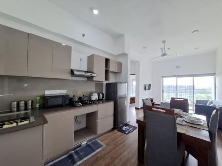 Kitchen - Canterbury Golf  Furnished 2BR Apartment For Rent in Piliyandala -EA834
