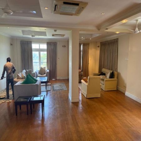 Living Room - Penthouse for Rent at Victoria Park Mansion, Colombo 07 | Monthly Rent USD 3,750
