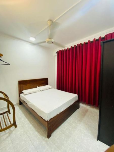 Bedroom - Fully Furnished Apartment Short-Term Rental in Colombo 06.