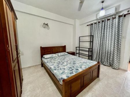Bedroom - 2-Bedroom Fully Furnished Apartment Short-Term Rental in Wellawatta. (Property Code: CSH301)