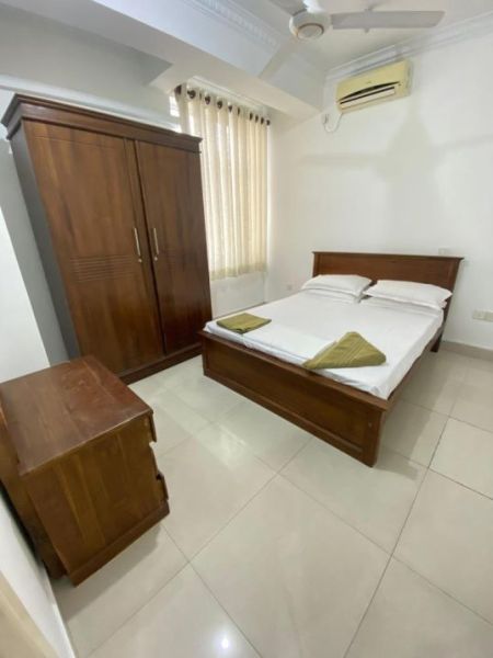 Bedroom - 3BHK  Fully Furnished Apartment Short-Term Rental in Colombo-05. (CSMP502 )