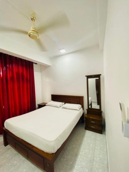 Bedroom - Fully Furnished Apartment Long-Term Rental in Colombo 06. Property Code ( CSPL201