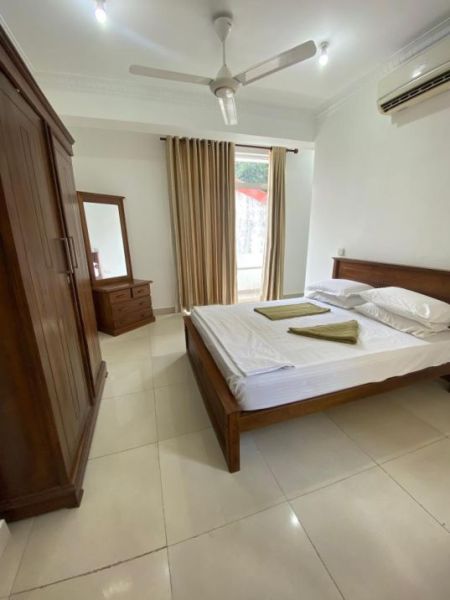 Bedroom - 3BHK  Fully Furnished Apartment Long-Term Rental in Colombo-05. (CSMP502 )