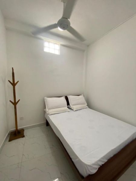 Bedroom - 3-Bedroom Fully Furnished Apartment Short-Term Rental in Kalubowila.  Property Code: ( CSA302 )