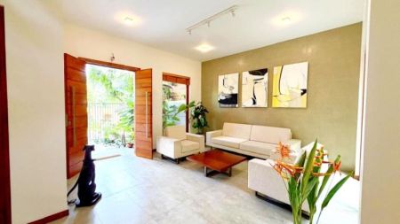 Living Room - The architecturally designed three storyed fully furnished with Furniture house for sale at Malabe