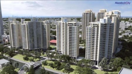Exterior - Havelock City/Davidson Tower/furnished/03beds/for rent in Colombo-05. 