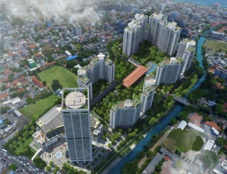 Exterior - Havelock City/Davidson Tower/furnished/03beds/for rent in Colombo-05. 