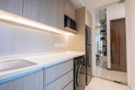 Kitchen - Live Above It All – Brand New Luxury 2-Bedroom at Trizen, Union Place