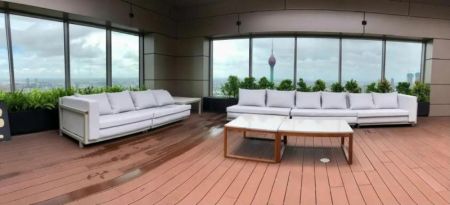Living Room - Cinnamon life apartment for rent - furnished