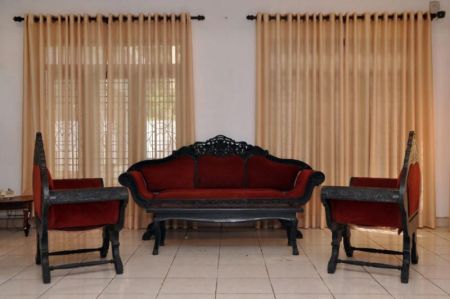 Living Room - Historic Walawwa and Three-Storey Hotel Property for Sale - Payagala, Near Kalutara Town | LKR 270 Million (EM734)
